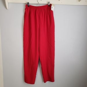 Vintage 80's Red Track Jogging Pants NWT